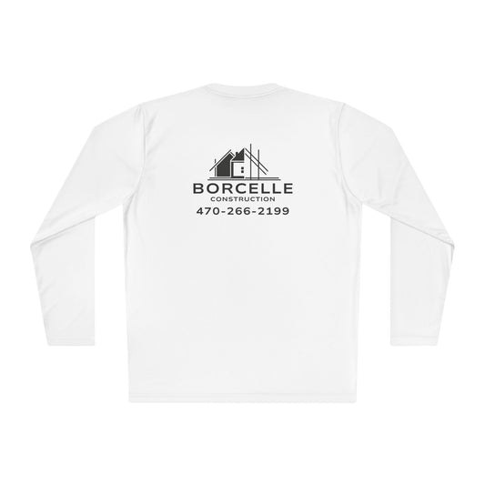 Custom Construction Shirt | Personalized Company Work Shirt | Hi Vis Long Sleeve Tee | Contractor Logo Uniform | Custom Workwear