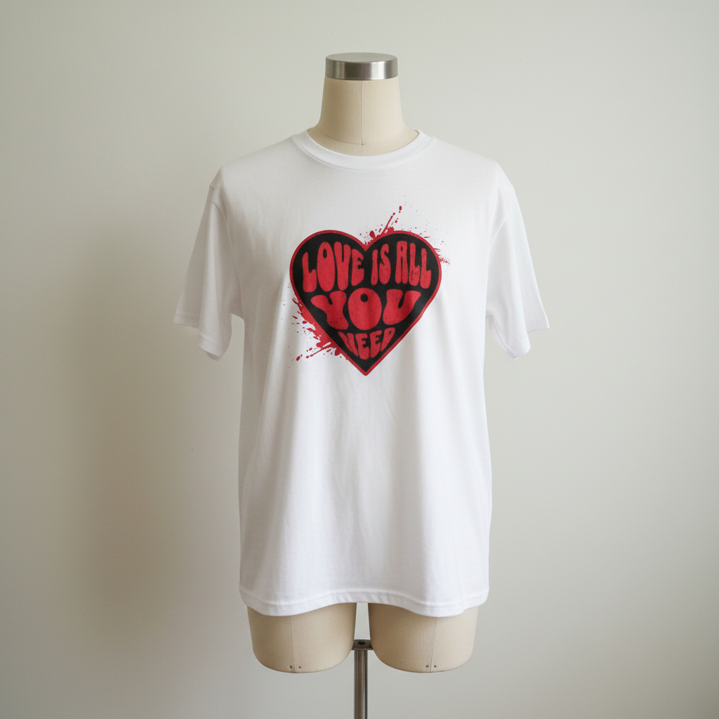 Vintage Heart Graphic Tee | Inspirational Quote Shirt | Indie Style T-Shirt | Positive Message Shirt | Gift for Her / Him